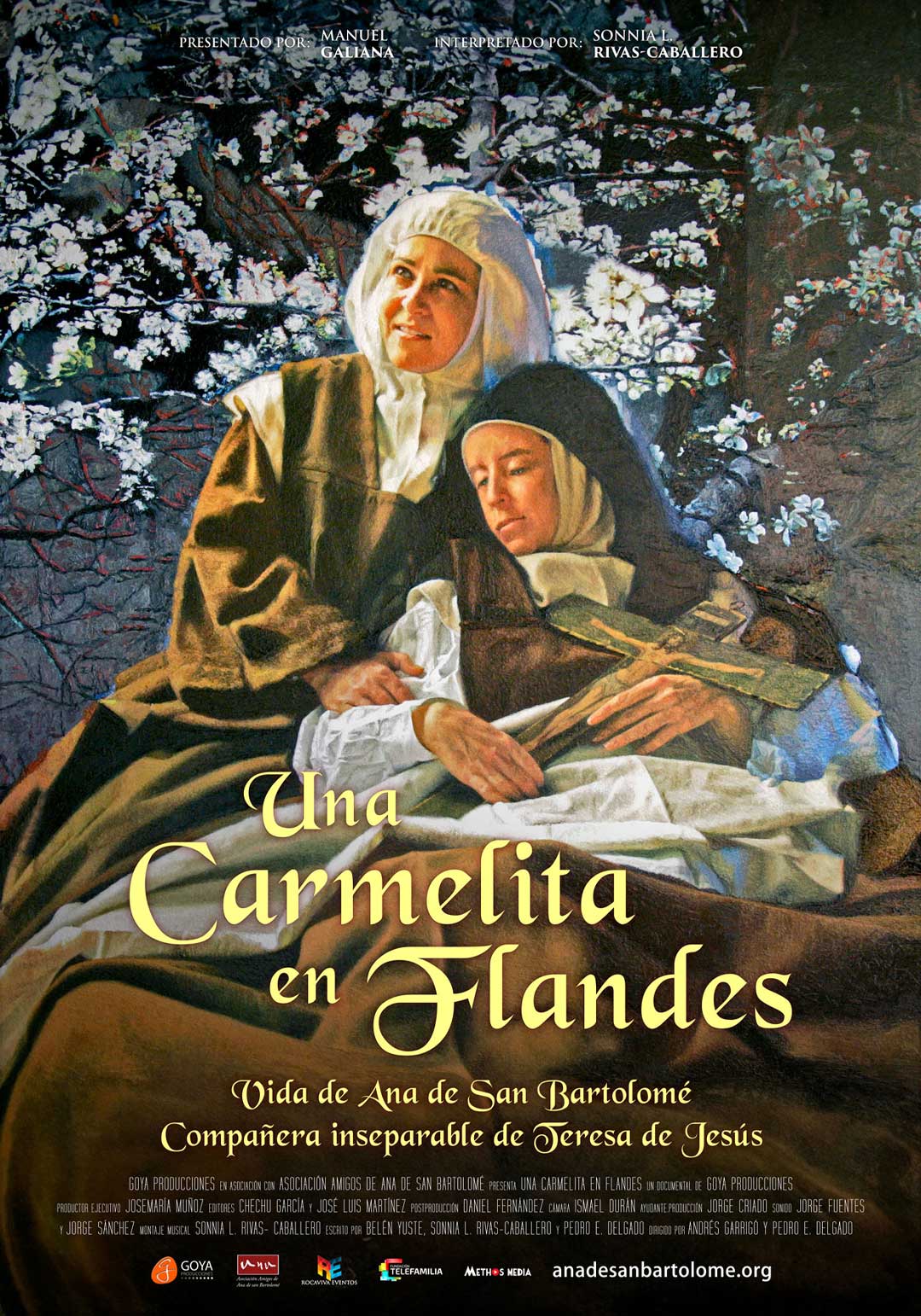 Cartel Una Carmelita en Flandes